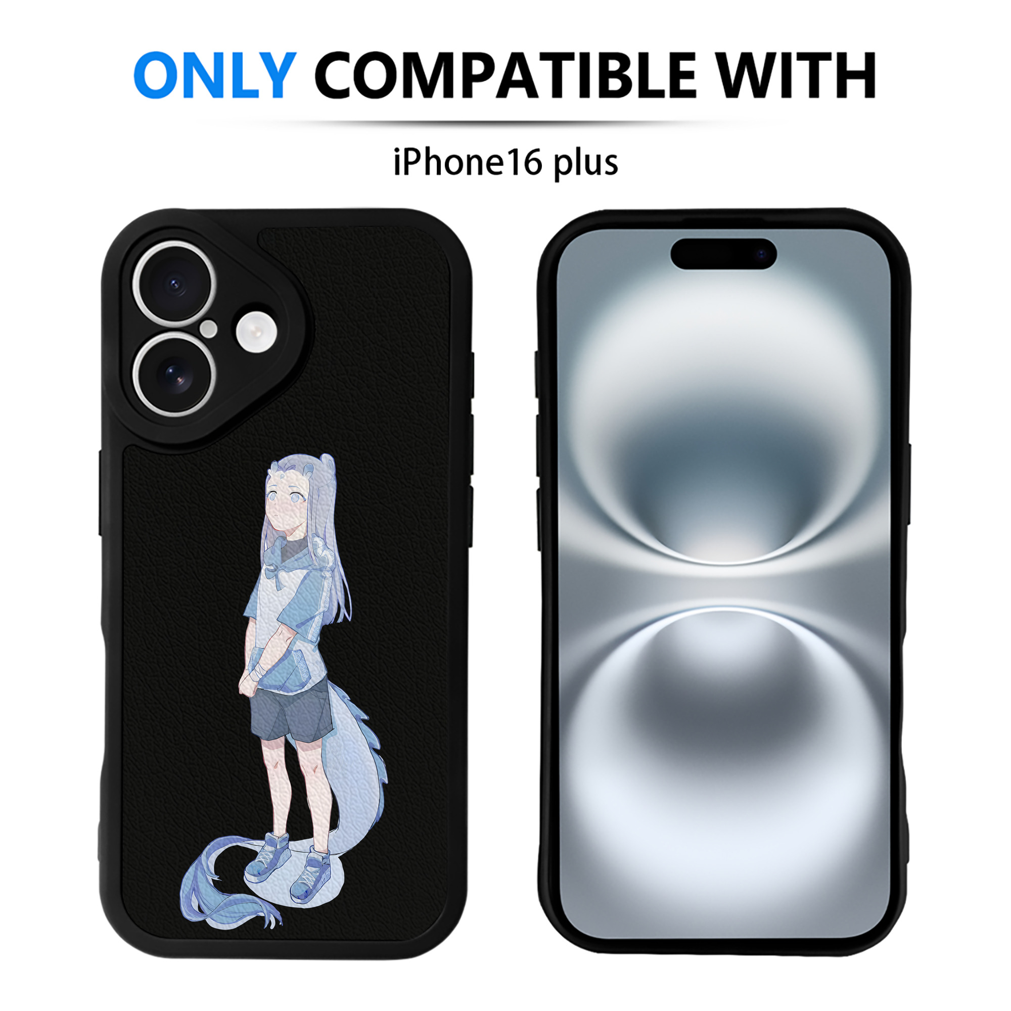 （画像用） Ne Zha 2 ナタ 魔童の大暴れ 【iPhone 16シリーズ対応】シリコンスマホケース（レザー調） 材質：シリコン
